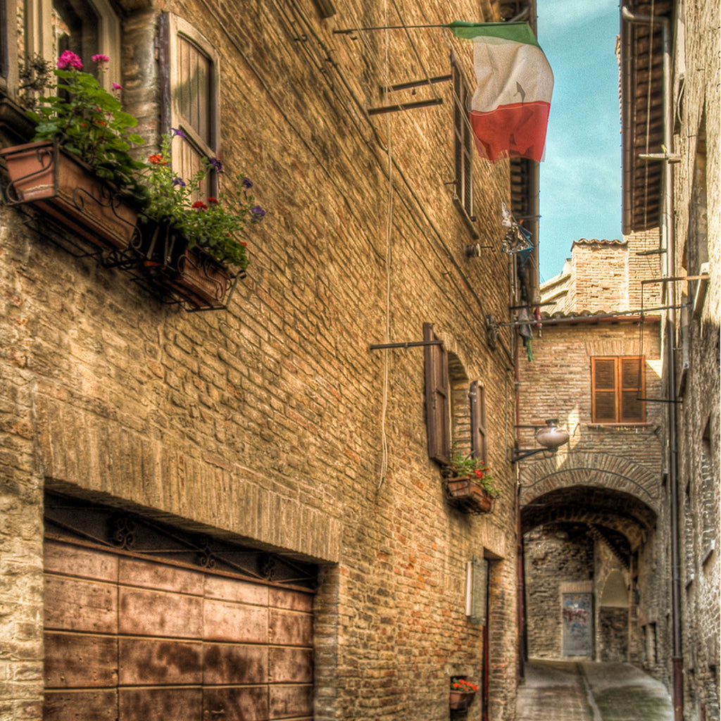 Streets of Urbino, Medieval Walled City in the Marche
