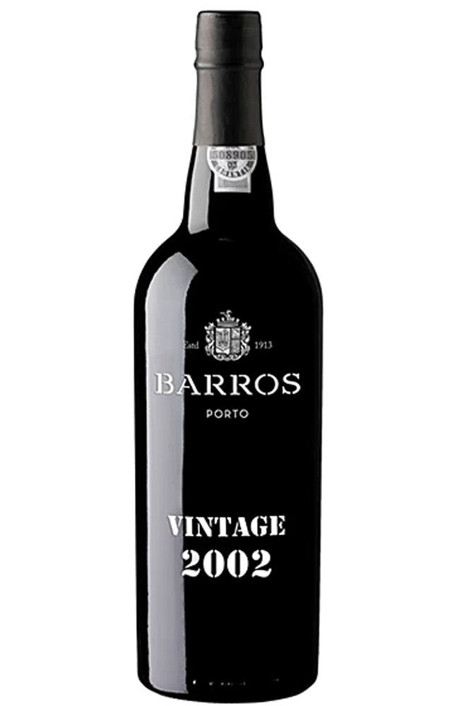 Barros Vintage 2002 Port Bottle