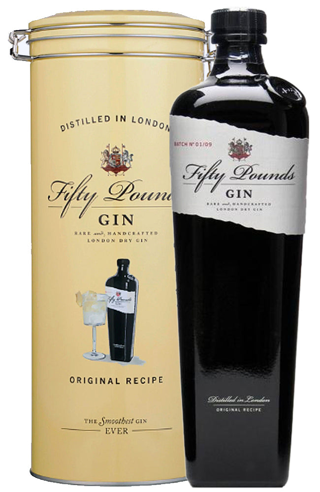 Fifty Pounds Gin in Gift Tin