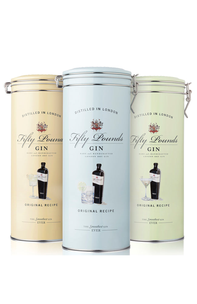 Fifty Pounds Gin Gift Tins
