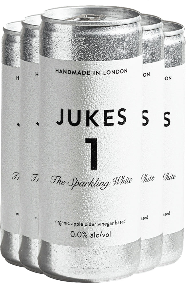 JUKES 1 'The Sparkling White' Pre-Mixed 250ml Can 6 Pack