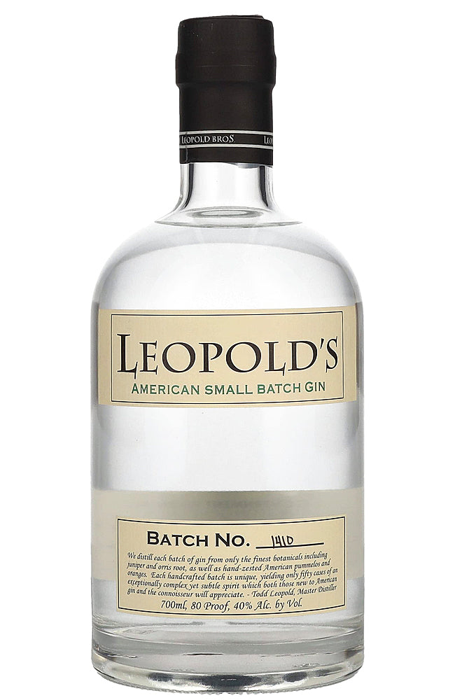 Leopold's American Small Batch Gin Bottle