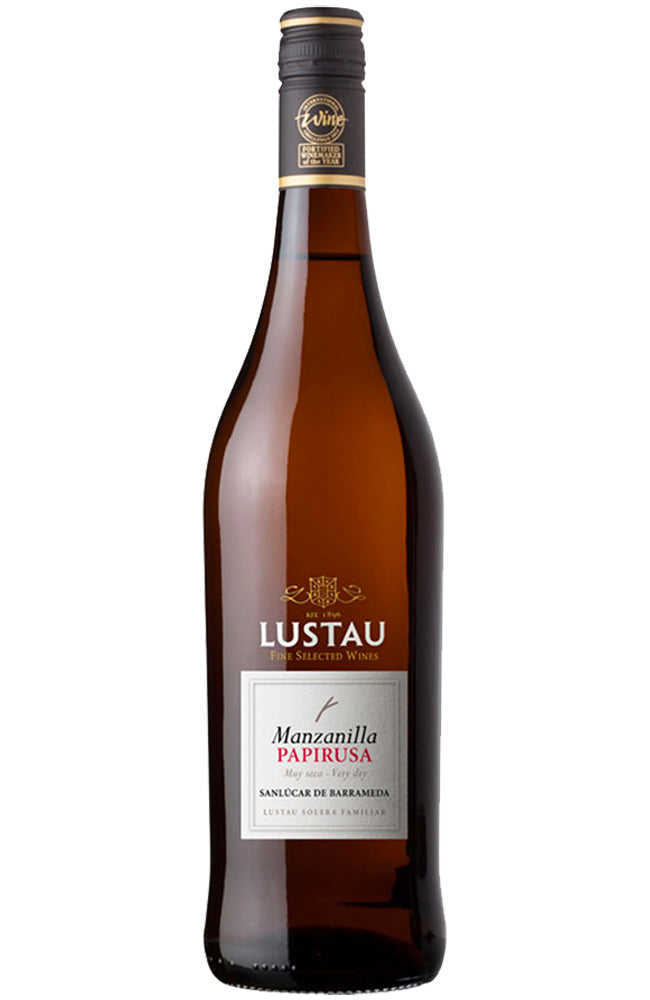 Buy Lustau Manzanilla Papirusa Solera Familiar Sherry Online at Hic