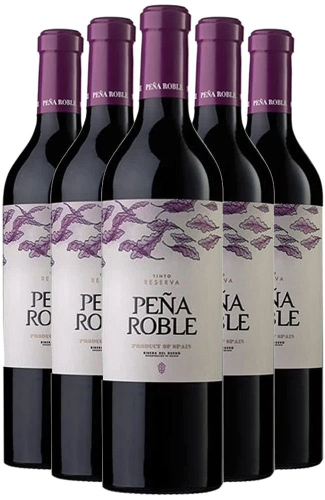 Bodegas Resalte de Peñafiel Peña Roble Reserva Ribera del Duero Red Wine 6 Bottle Case