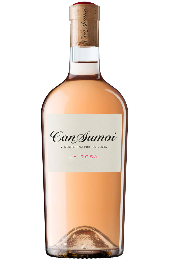 Can Sumoi La Rosa Natural Spanish Rosé Wine Bottle