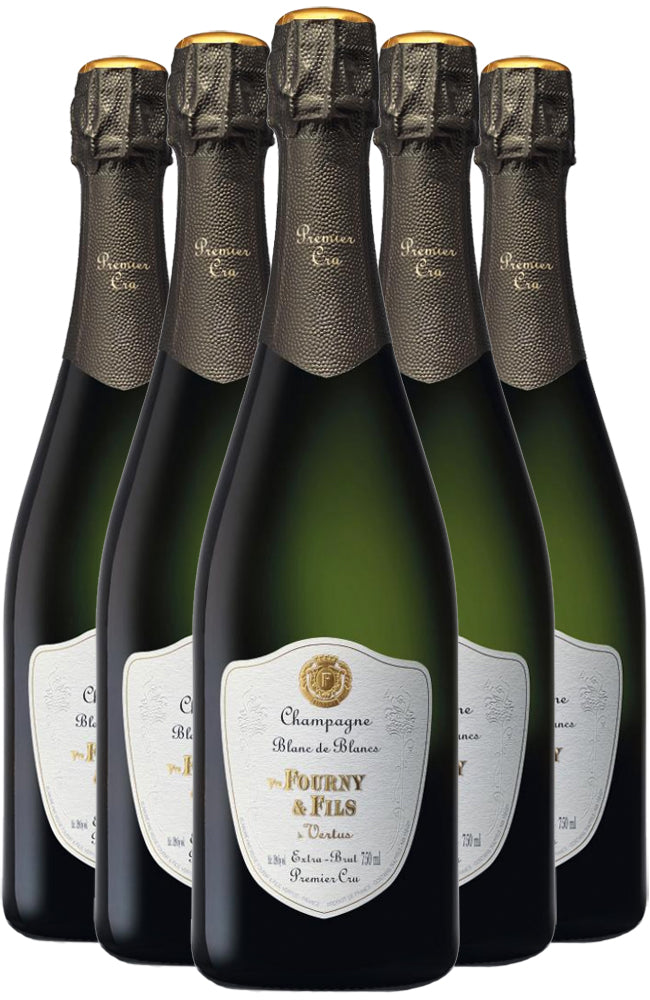 Champagne Veuve Fourny & Fils Blanc de Blanc Premier Cru Extra Brut Non-Vintage 6 Bottle Case