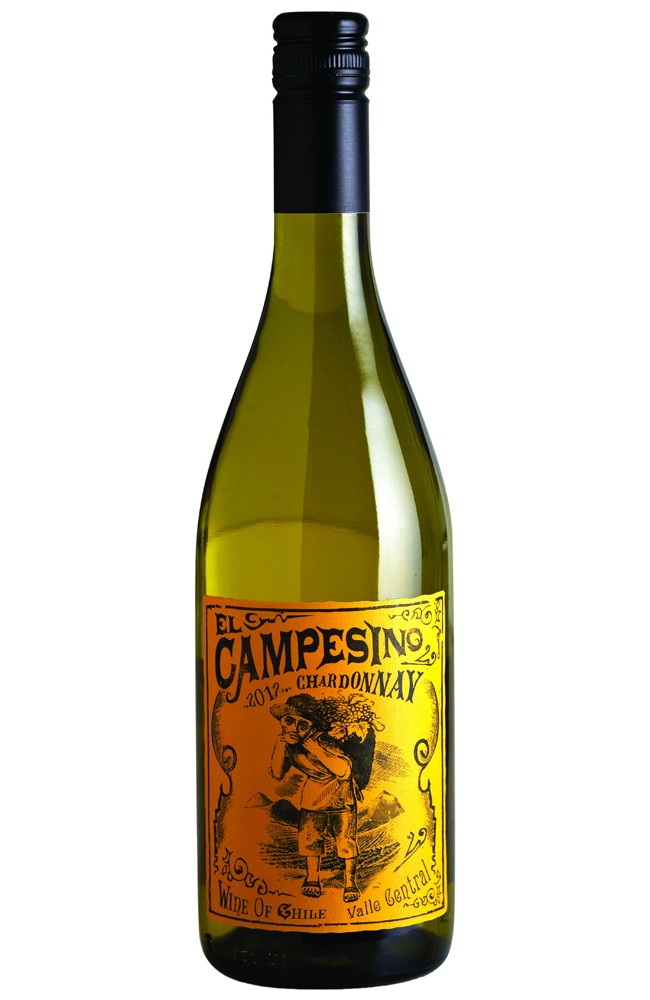 El Campesino Unoaked Chardonnay Chilean White Wine