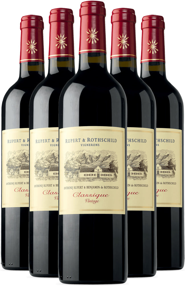 Rupert & Rothschild Vignerons Classique Bordeaux Blend Red Wine 6 Bottle Case