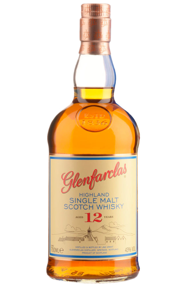 Glenfarclas 12 Year Old Highland Single Malt Scotch Whisky Bottle