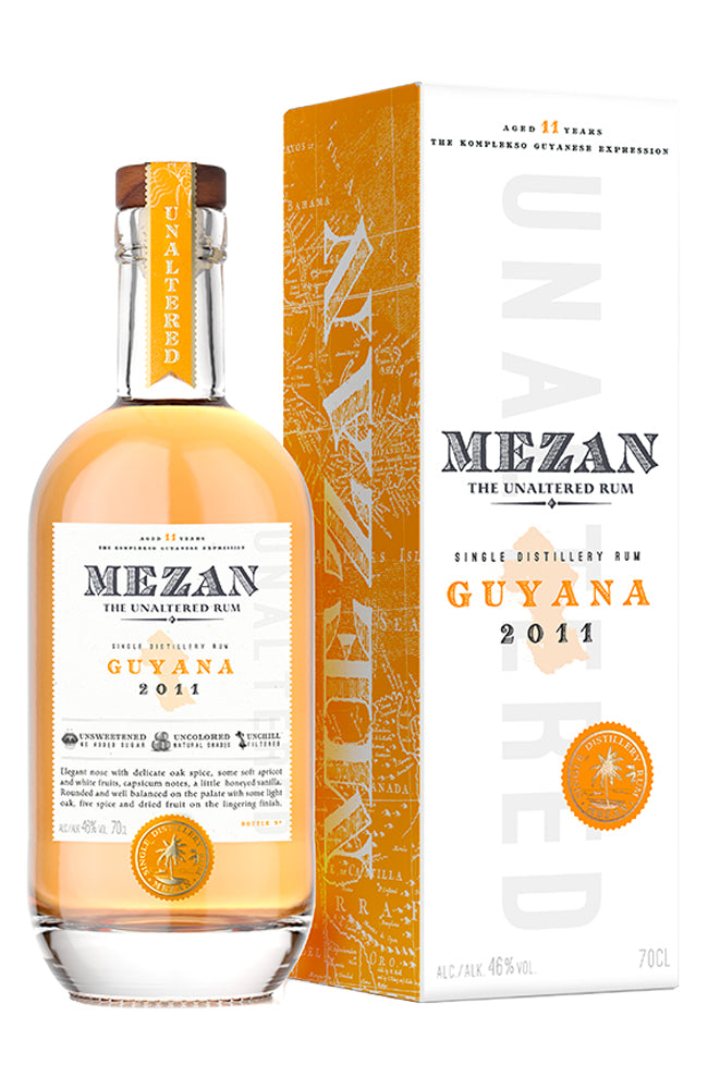 MEZAN Guyana 2011 Vintage Rum Gift Boxed Bottle