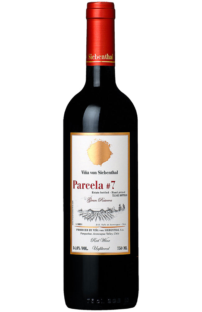 Viña von Siebenthal Parcela #7 Red Wine Bottle