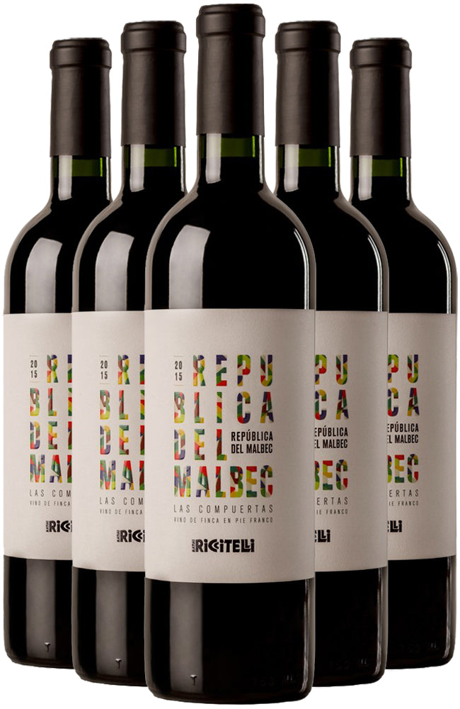 Matías Riccitelli Republica del Malbec Argentinian Red Wine 6 Bottle Case