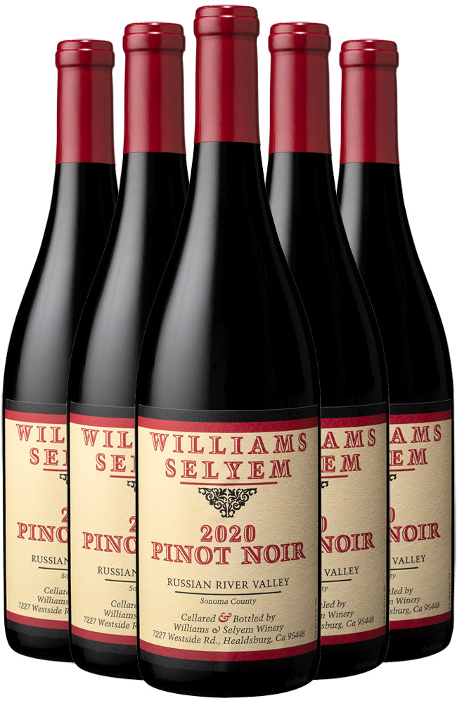 Williams Selyem Russian River Valley Pinot Noir 2020 Six Bottle Case