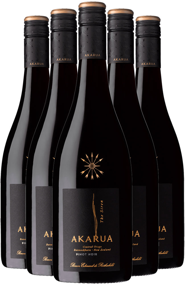 Akarua 'The Siren' Bannockburn Pinot Noir 6 Bottle Case