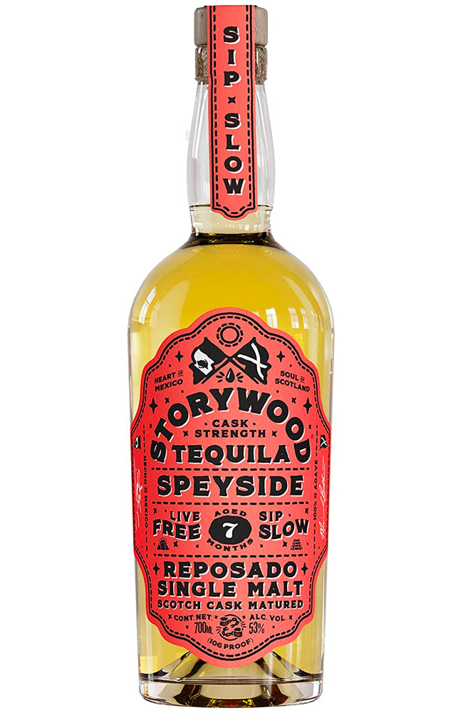 Storywood Tequila Speyside 7 Reposado Cask Strength Bottle