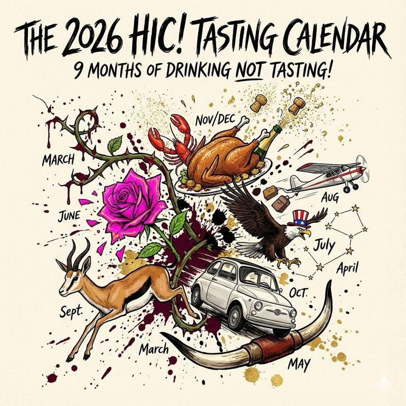 The Spittoon is Retired: Announcing the Hic! 2026 Wine Tasting Season