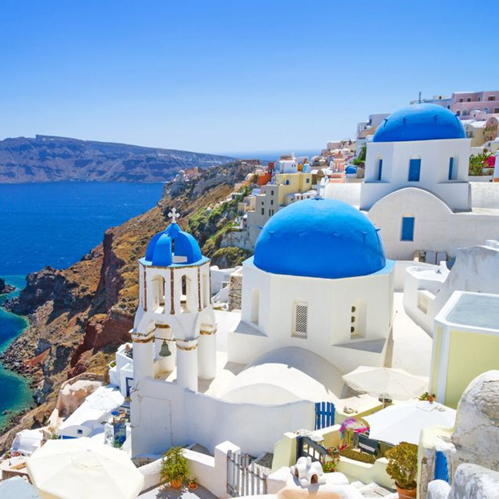 Rooftops in Santorini