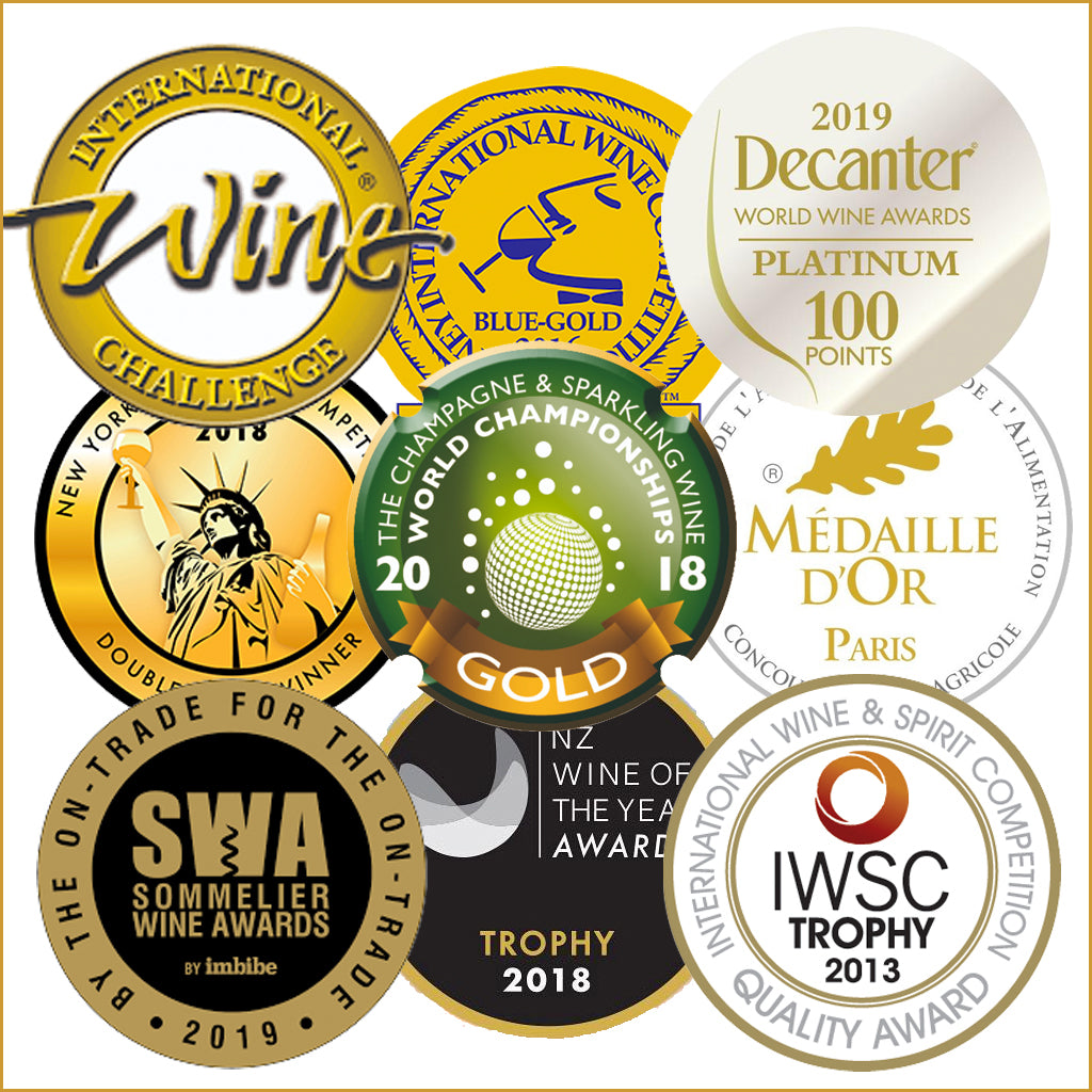 International Wine Competition Logo's and Medals