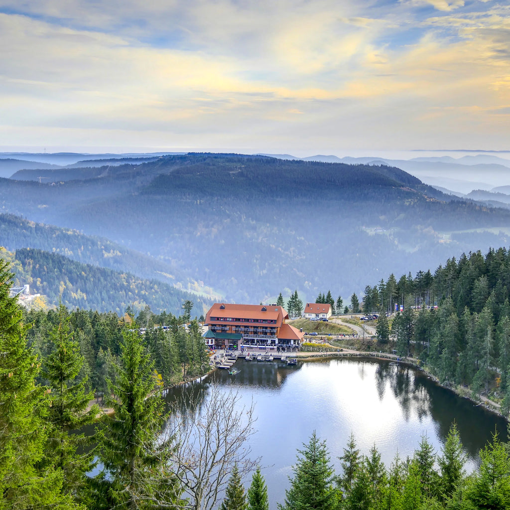 Mummelsee Lake in Baden-Baden, Germany