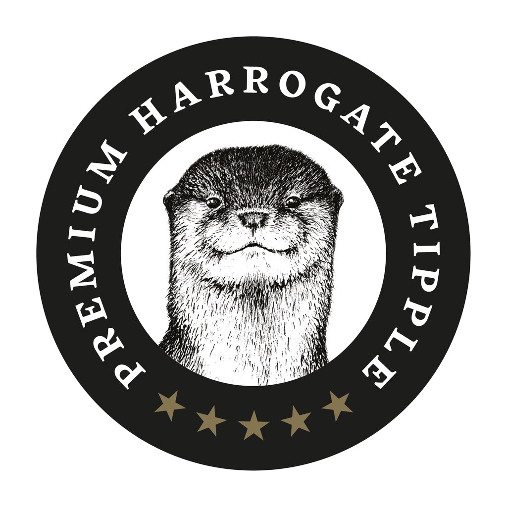 Harrogate Tipple Logo Featuring Artists Drawing of Otter's Head