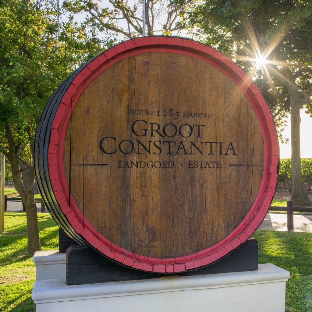 Groot Constantia Wine Barrel at the Estate Entrance