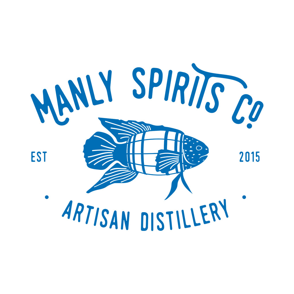 Manly Spirits Co. Artisan Distillery Logo