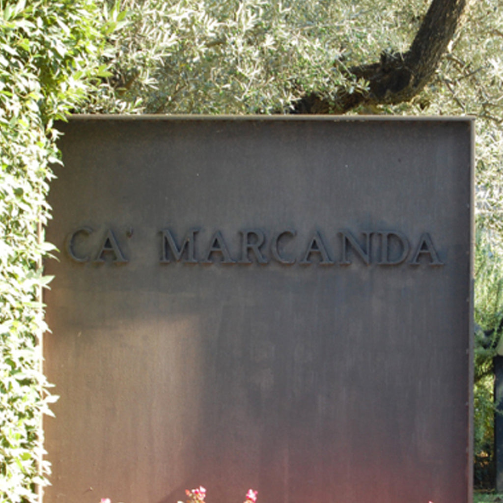 Ca' Marcanda Winery Entrance Sign