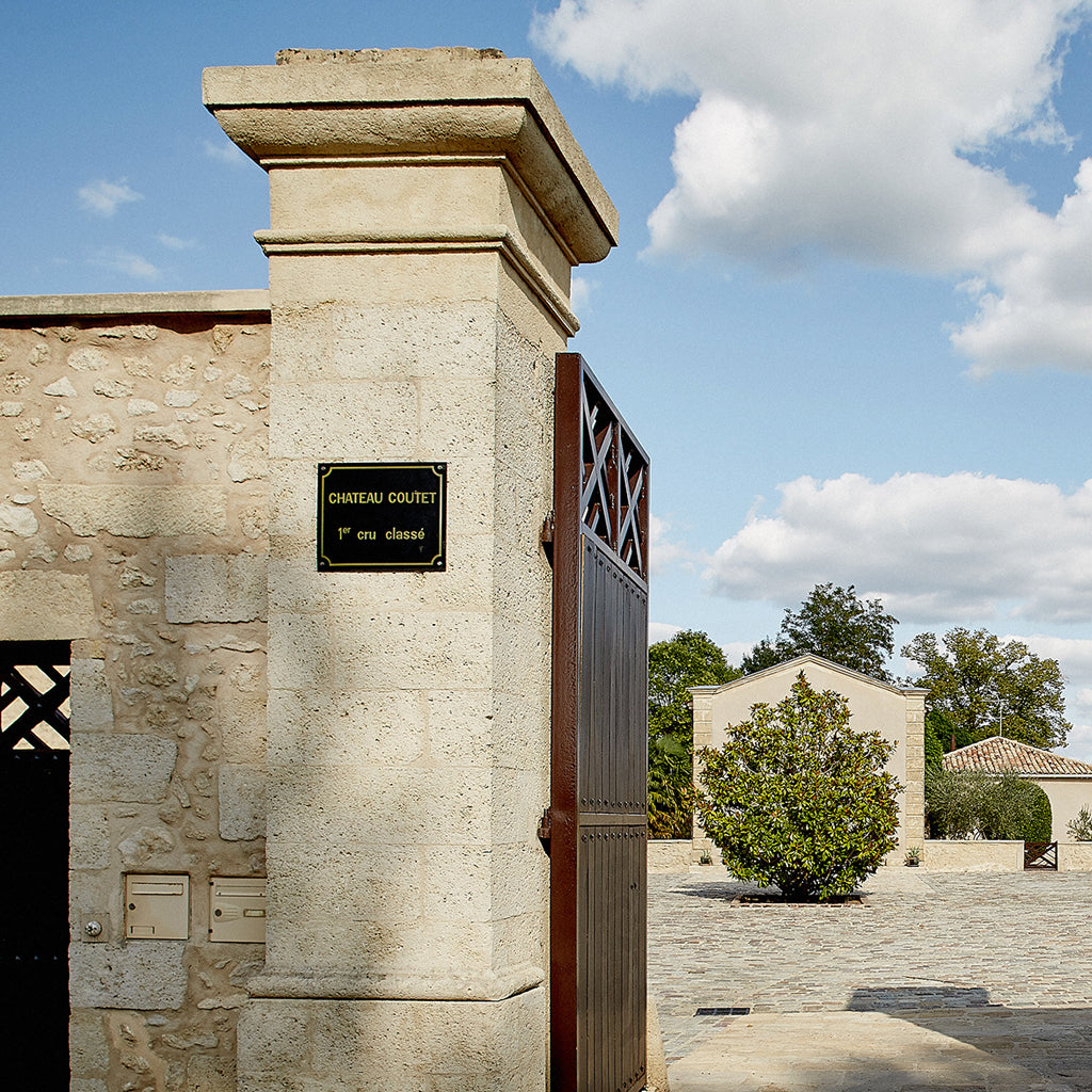 Château Coutet Gate Post & Entrance Sign