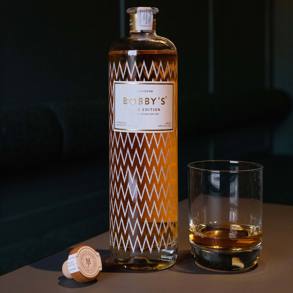 A bottle of Bobby's Limited Edition Schiedam Gin