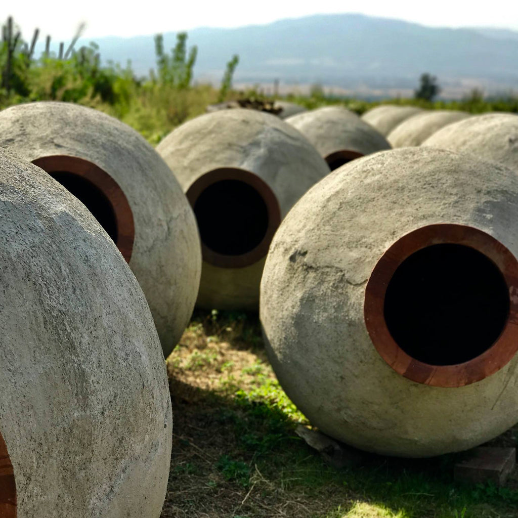 A collection of Georgian Qvevri Clay Vessels 