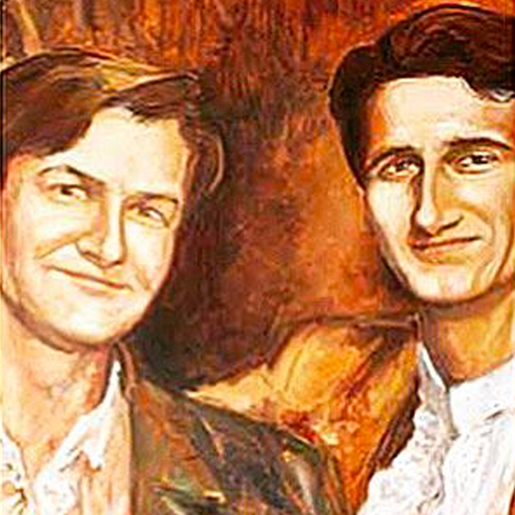 Painting of brother's Jacques & François Lurton