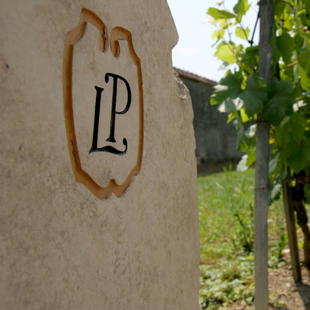 Champagne Laurent Perrier Marker Stone in Vineyard