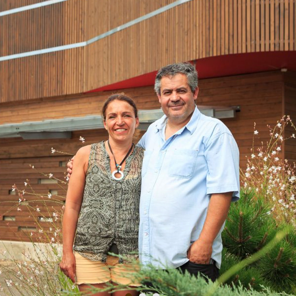 Mallory & Benjamin Outside Cave Talmard