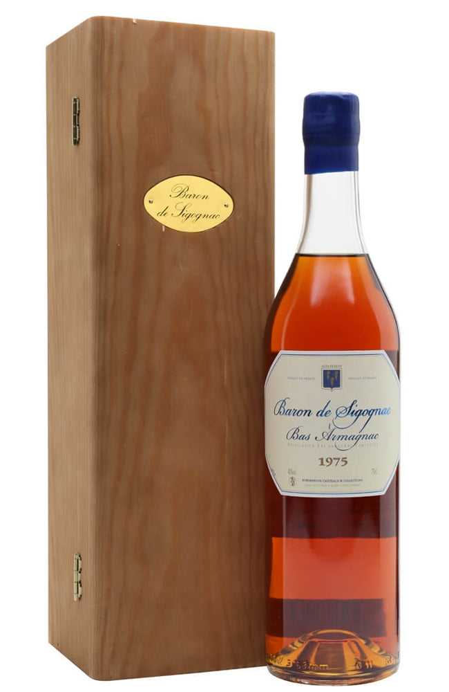 Baron de Sigognac Bas Armagnac Vintage 1975 Bottle