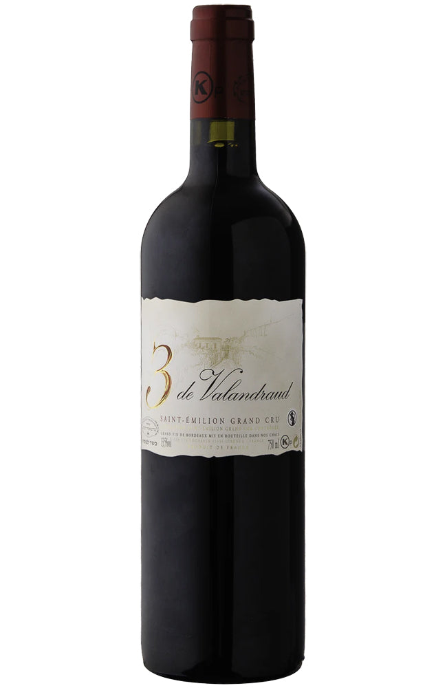 3 de Valandraud Saint-Émilion Grand Cru Red Wine Bottle