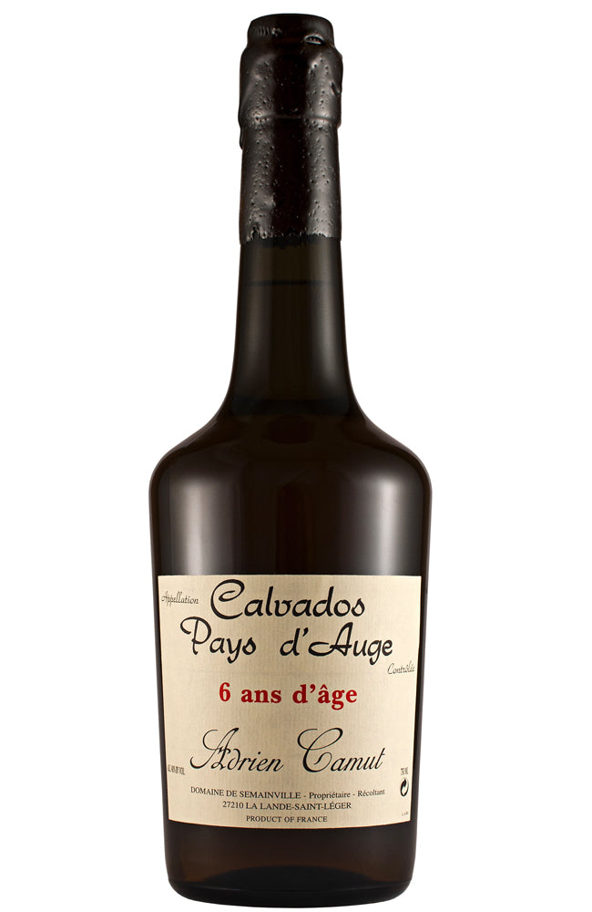 Adrien Camut Calvados Pays d'Auge 6 Year Old Bottle