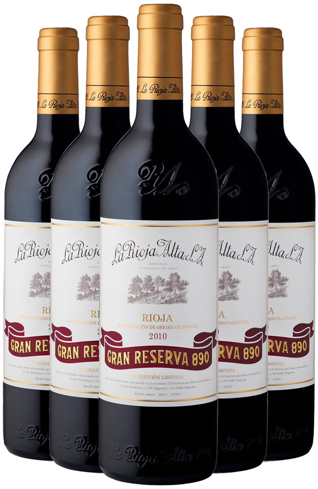 La Rioja Alta S.A. Gran Reserva 890 Selección Especial 2010 6 Bottle Case