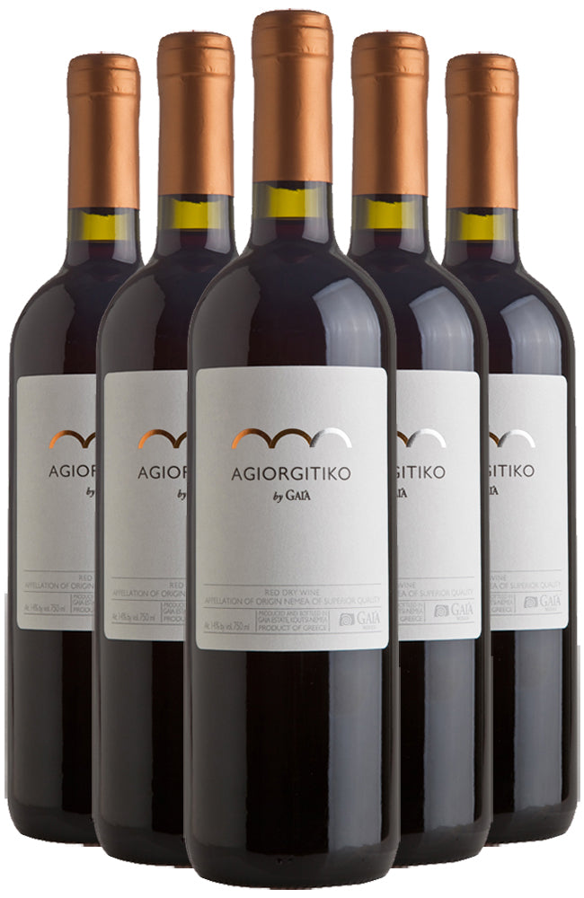 Agiorgitikio by Gaia Peloponnese Greek Red Wine 6 bottle case