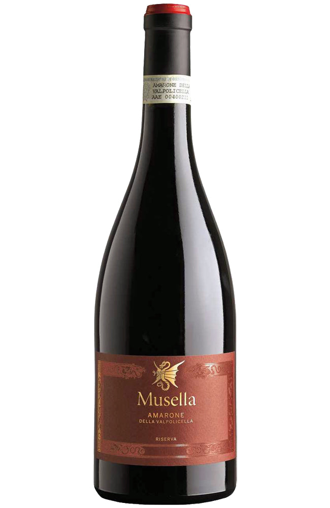 Musella Amarone della Valpolicella Riserva Italian Red Wine Bottle