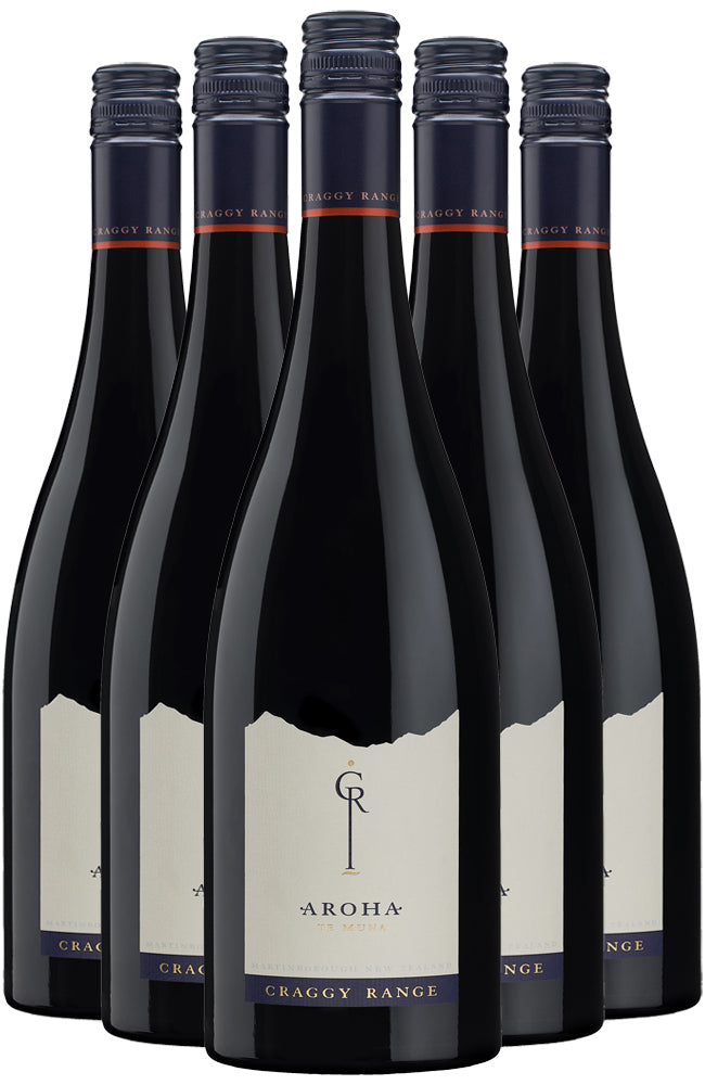 Craggy Range Aroha Martinborough Pinot Noir Red Wine 6 Bottle Case