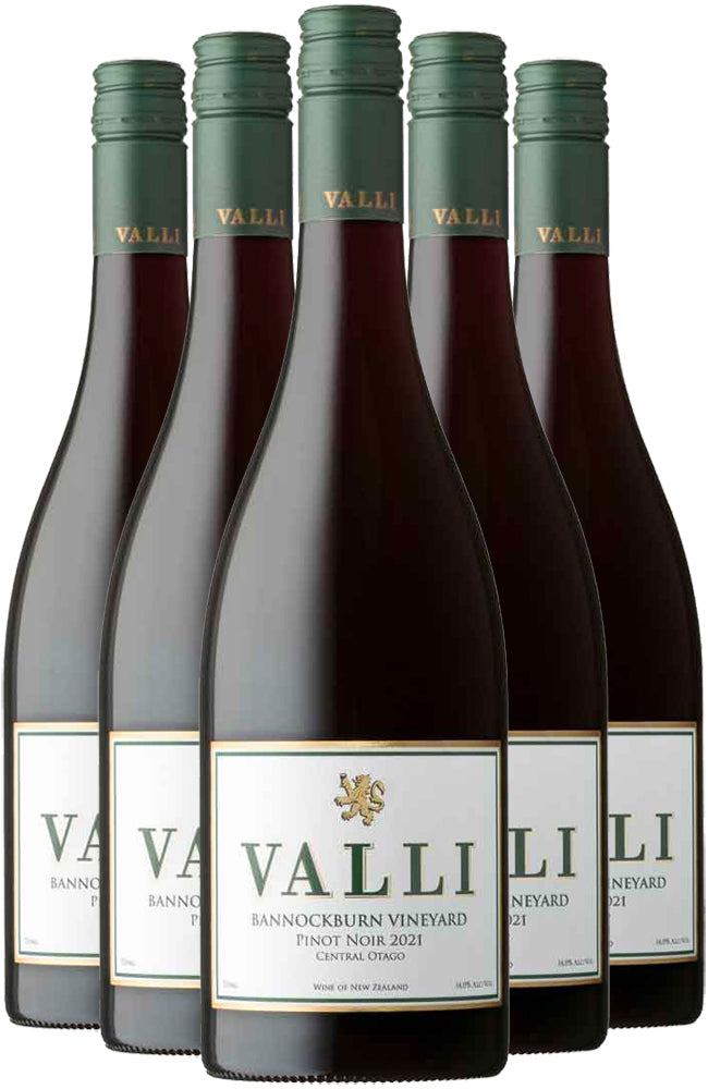 Valli Bannockburn Vineyard Pinot Noir 6 Bottle Case