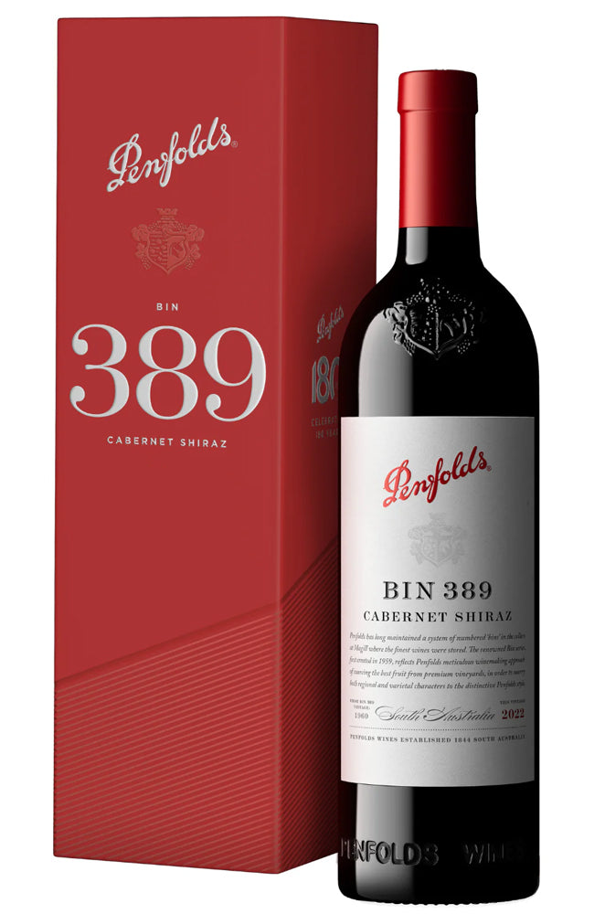 Buy Penfolds Bin 389 Cabernet Shiraz Gift Boxed Wine Online at Hic!