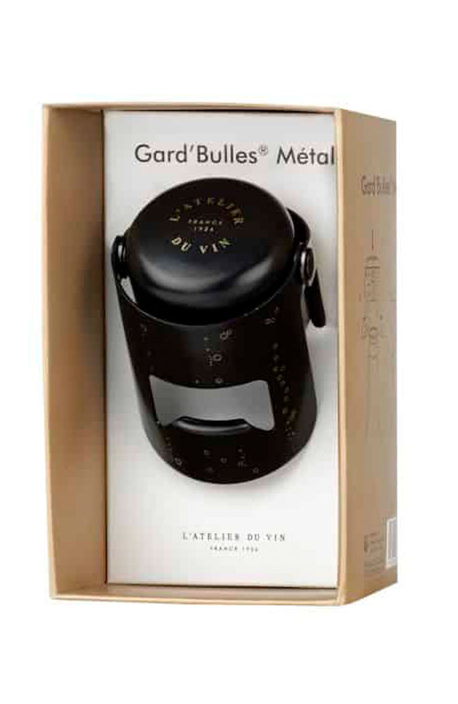 L'Atelier du Vin Gard'Bulles Metal Stopper in Gift Box