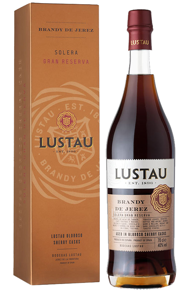 Lustau Brandy de Jerez Solera Gran Reserva Bottle Gift Boxed