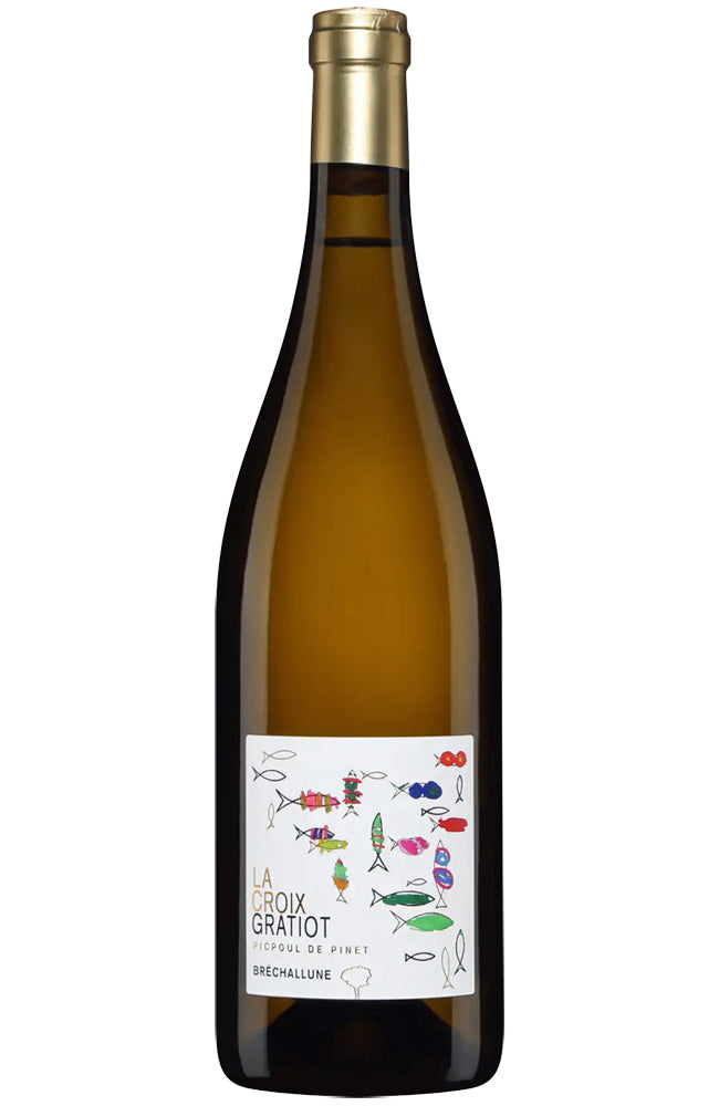 Domaine La Croix Gratiot 'Bréchallune' Picpoul de Pinet White Wine Bottle