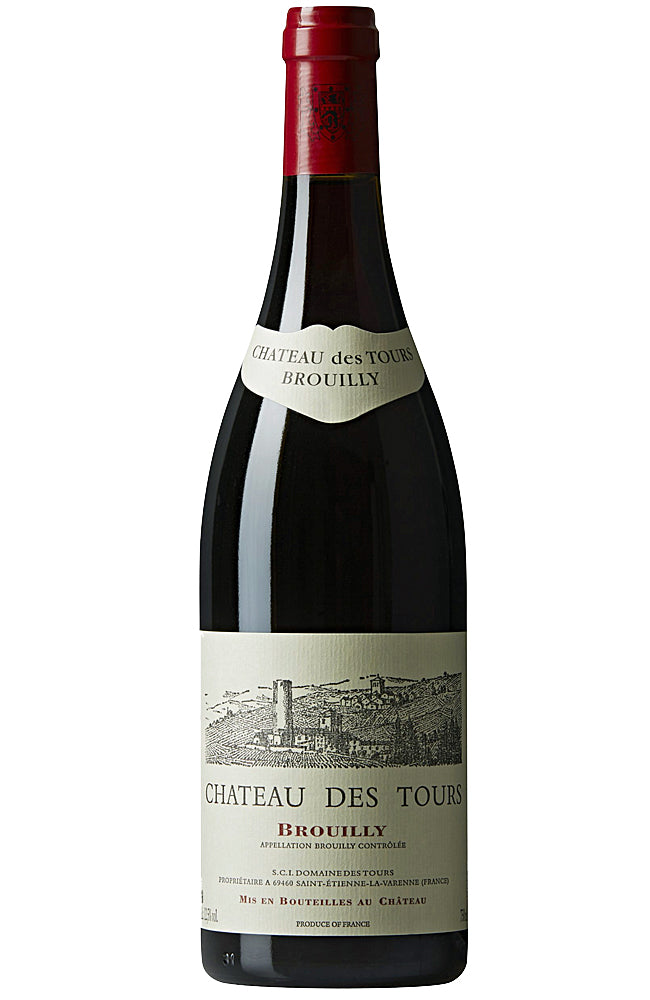 Château des Tours Brouilly Les Tours Cru Beaujolais Red Wine Bottle