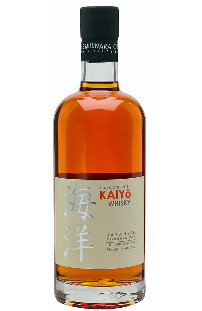 KAIYō Cask Strength Japanese Mizunara Oak Whisky Bottle