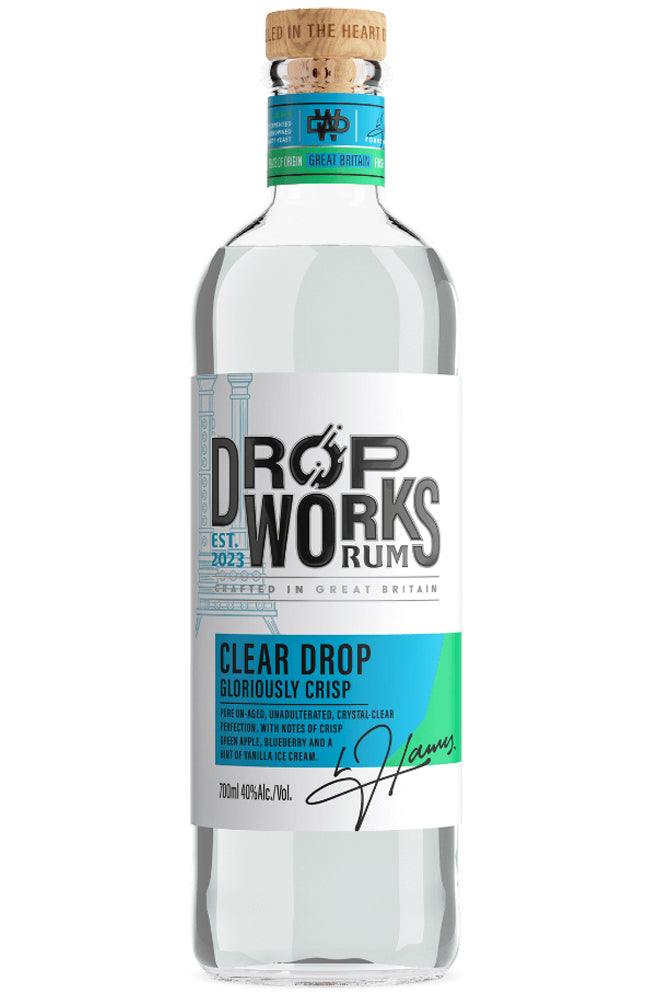 DropWorks Clear Drop Rum Bottle