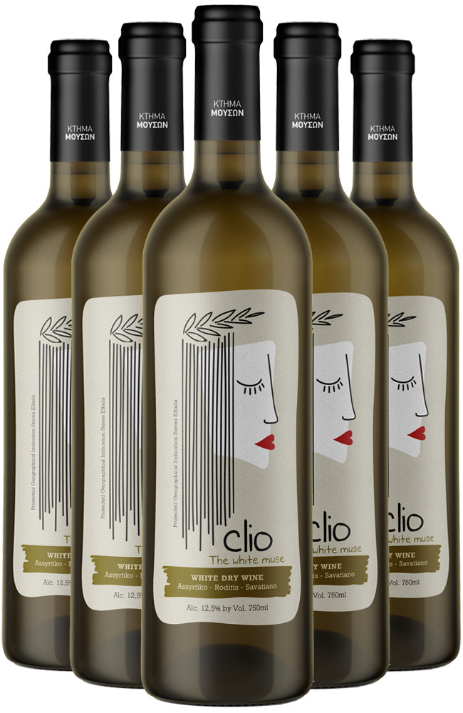 Muses Estate 'Clio The White Muse' Greek White Wine 6 Bottle Case