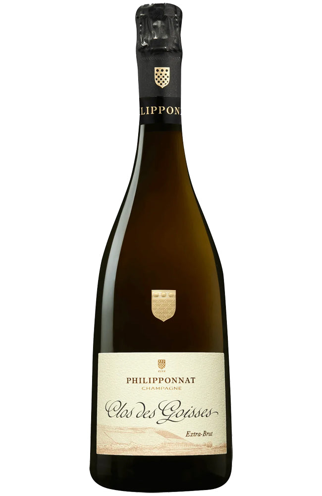 Champagne Clos des Goisses Extra Brut Bottle on a white background